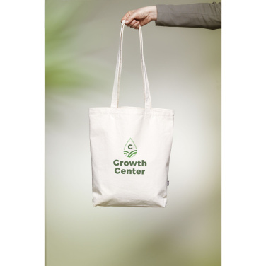 Logo trade promotional products image of: GRS Recycled Canvas Bag Natural (260 g/m²)
