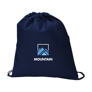 Logotrade advertising product picture of: Non-Woven Promobag GRS RPET backpack
