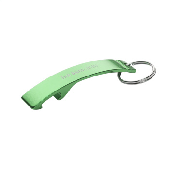 Logo trade promotional gifts picture of: Alu Opener keyring