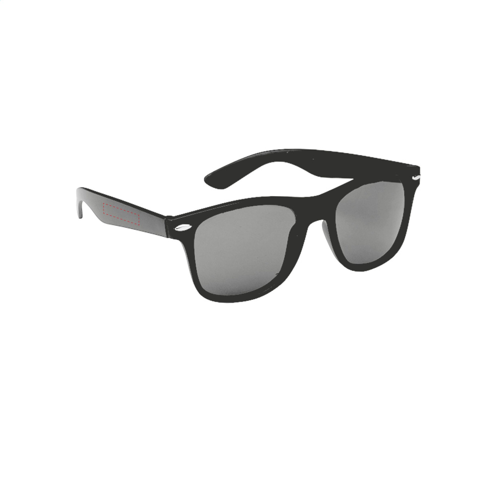 Logo trade promotional merchandise photo of: Malibu Matt Black sunglasses