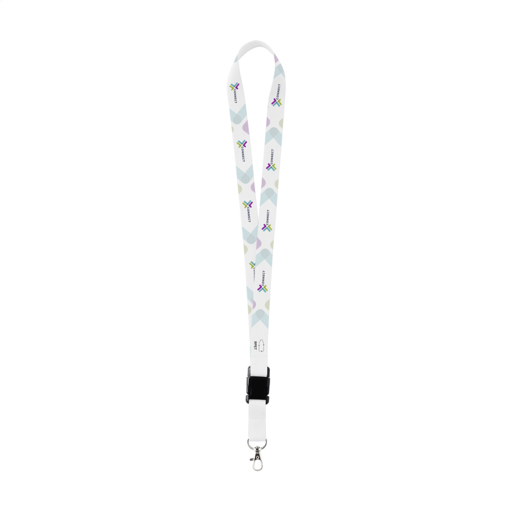 Logo trade promotional products picture of: Lanyard Sublimation Buckle RPET 2 cm keycord