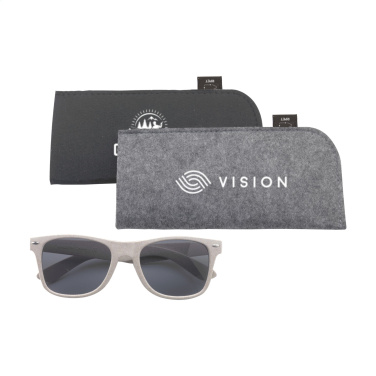Logo trade promotional merchandise photo of: Feltro GRS RPET Pouch for glasses