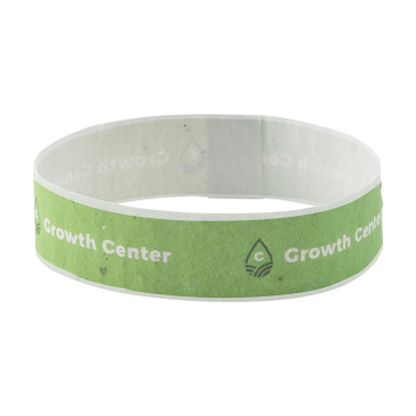 Logo trade promotional giveaway photo of: Seed Paper Festival Wristband