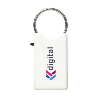 Logotrade promotional item picture of: Safe GRS Recycled Key Ring