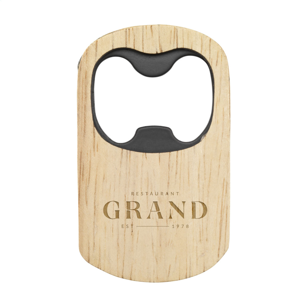 Logo trade promotional gifts picture of: BlackBeech Opener