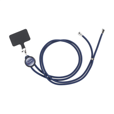 Logo trade promotional merchandise picture of: Lace Lanyard GRS RPET 5 mm keycord
