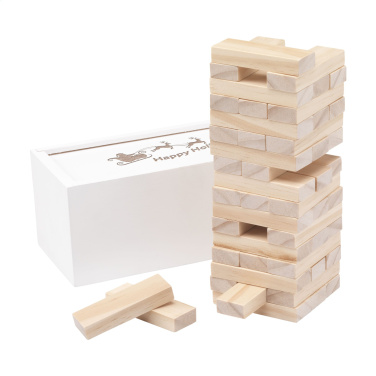 Logo trade business gift photo of: Tower Game Deluxe X-Mas