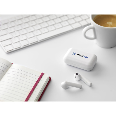 Logo trade advertising product photo of: Sensi TWS Wireless Earbuds in Charging Case