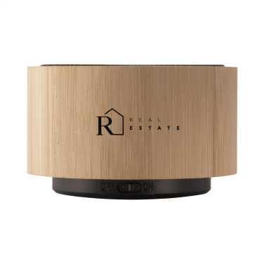 Logotrade promotional items photo of: Wave Bamboo Wireless Speaker