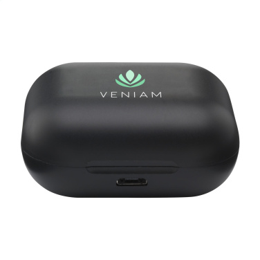 Logo trade advertising products image of: Aron TWS Wireless Earbuds in Charging Case