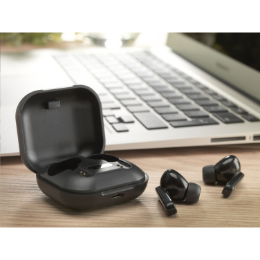 Logotrade advertising products photo of: Aron TWS Wireless Earbuds in Charging Case
