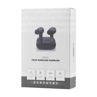 Logotrade corporate gifts photo of: Aron TWS Wireless Earbuds in Charging Case