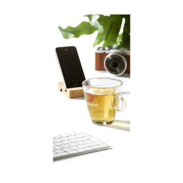 Logotrade advertising product image of: Supporto Bamboo phone stand