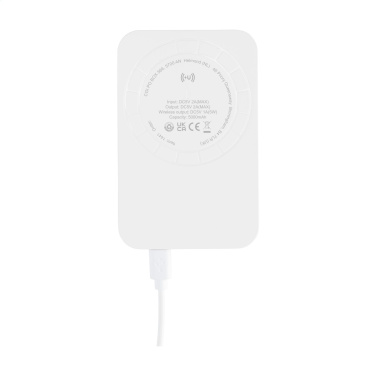 Logotrade promotional product picture of: Force Magnetic RCS Recycled Wireless Powerbank 5000