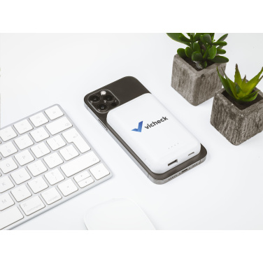 Logo trade promotional giveaways image of: Force Magnetic RCS Recycled Wireless Powerbank 5000