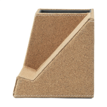 Logotrade promotional merchandise image of: Ecork Pen Holder Wireless Charger