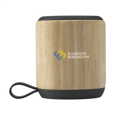 Logo trade promotional giveaway photo of: Timor Bamboo Wireless Speaker
