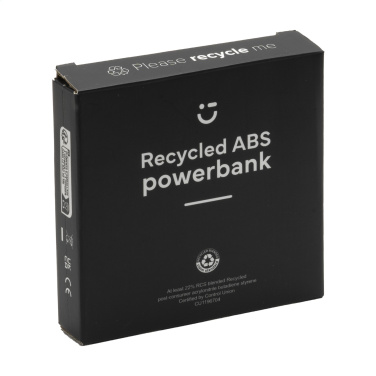 Logotrade promotional products photo of: Compact 5000 RCS Recycled ABS Powerbank