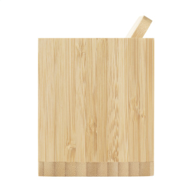 Logo trade promotional item photo of: Bamboo Boss 15W charger/pen holder