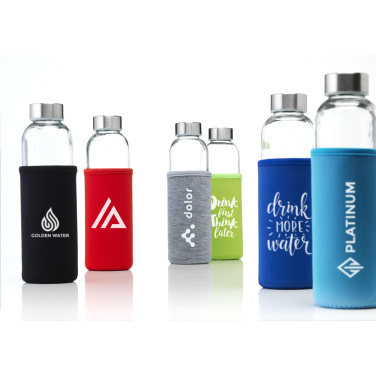 Logotrade advertising products photo of: Senga Glass 500 ml drinking bottle