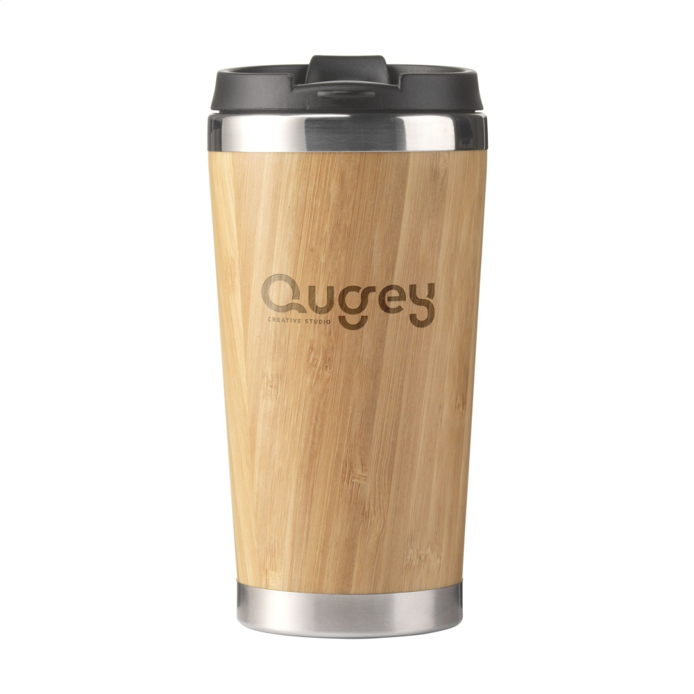 Logotrade promotional products photo of: Tokyo 450 ml bamboo thermo cup