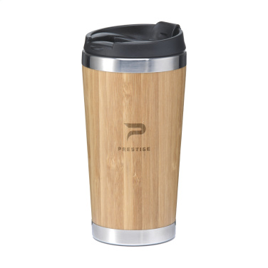 Logotrade business gift image of: Tokyo 450 ml bamboo thermo cup