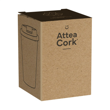 Logo trade promotional items image of: Attea Cork 350 ml coffee cup