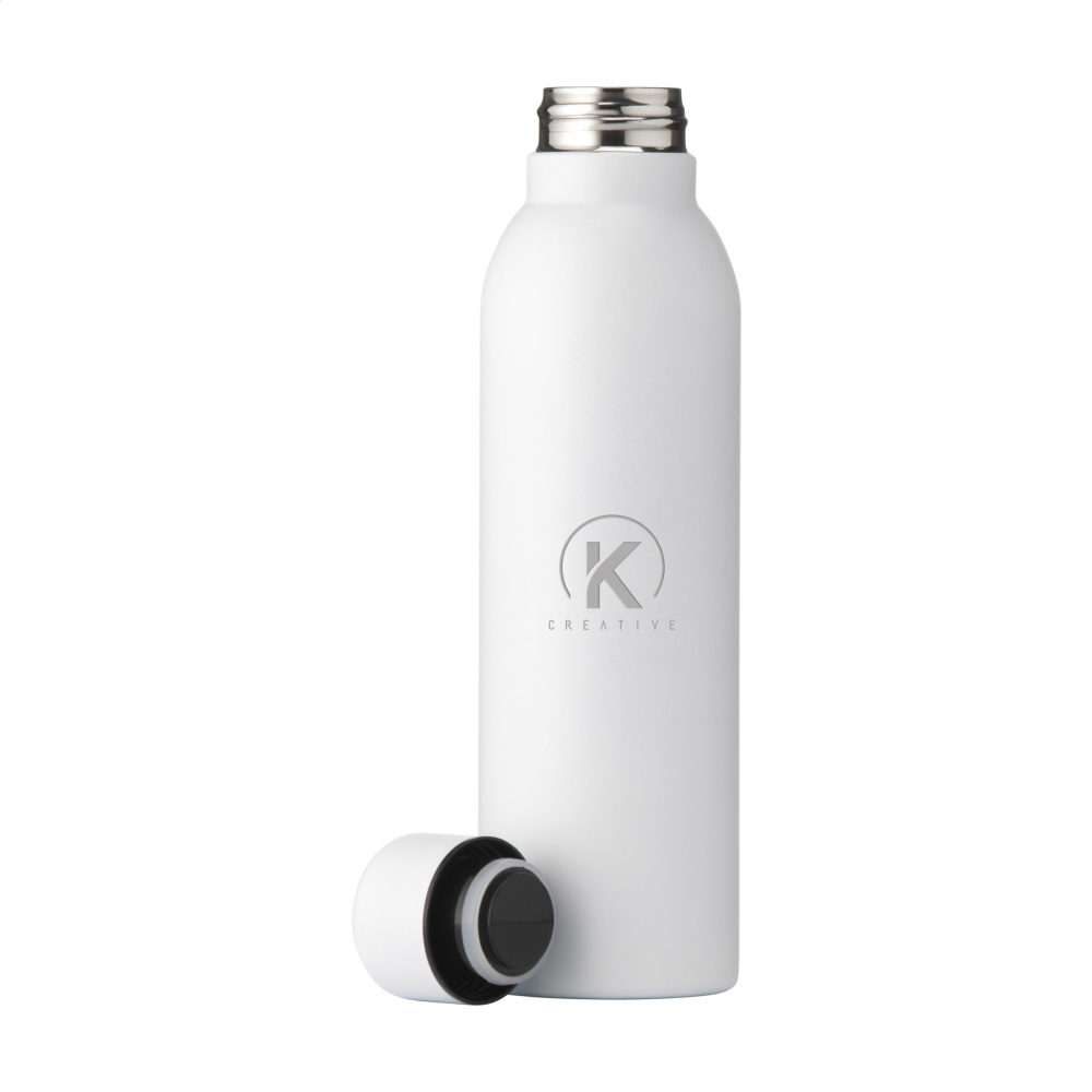 Logo trade promotional products picture of: Helios RCS Recycled Steel Bottle 470 ml