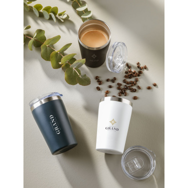 Logo trade advertising products picture of: Re-Steel RCS Recycled Coffee Mug 380 ml thermo cup