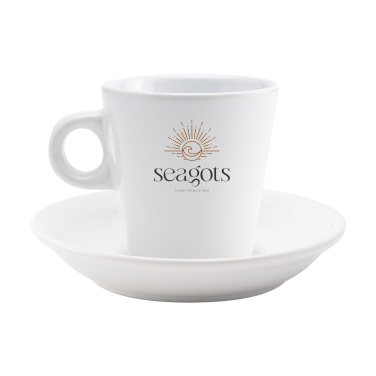 Logo trade promotional item photo of: Burano 200 ml mug and saucer