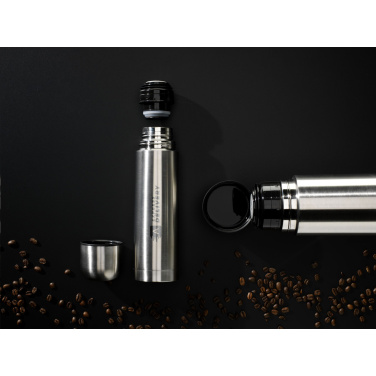 Logo trade corporate gifts image of: Thermotop Midi RCS Recycled Steel 500 ml thermo bottle