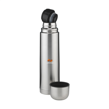 Logotrade promotional gift image of: Thermotop Maxi RCS Recycled Steel 1,000 ml thermobottle