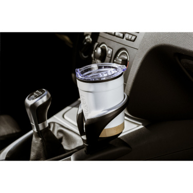 Logotrade corporate gift image of: Kobe Bamboo RCS Recycled Steel 350 ml coffee cup