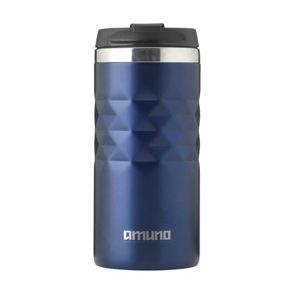 Logo trade promotional item photo of: Geometric Mug RCS Recycled Steel 280 ml thermo cup