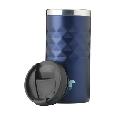 Logotrade advertising product image of: Geometric Mug RCS Recycled Steel 280 ml thermo cup