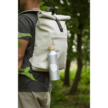 Logotrade promotional giveaways photo of: AluBamboo GRS Recycled Alu 750 ml water bottle