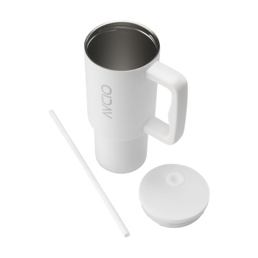 Logo trade promotional merchandise image of: Rhino RCS Recycled Steel Cup 900 ml