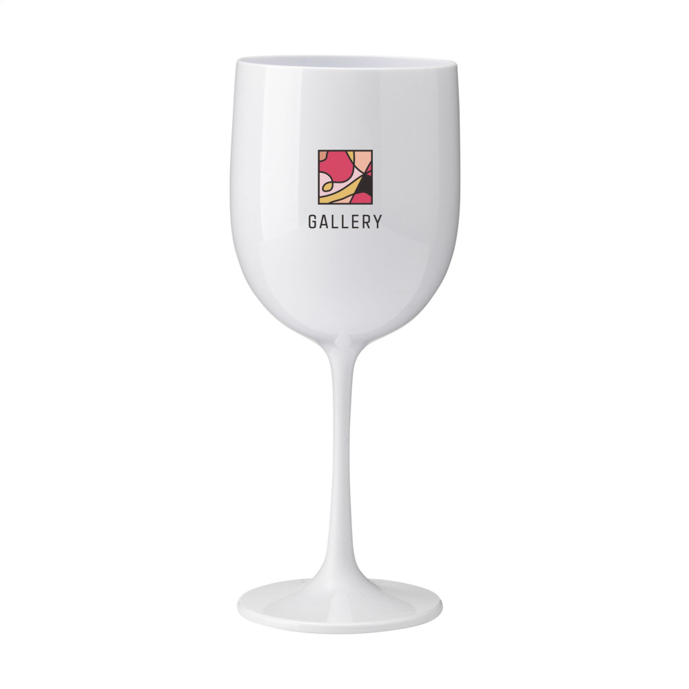 Logo trade promotional items image of: Lunaire Reusable Wine Glass 480 ml