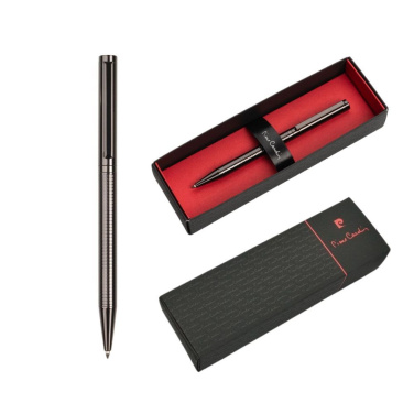 Logo trade promotional products image of: Metal ballpoint pen DOMINIQUE Pierre Cardin