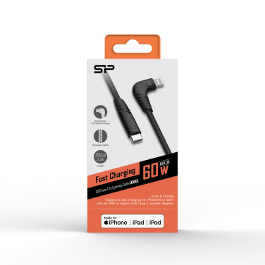 Logotrade advertising product image of: DATA TRANSFER CABLE Boost Link Nylon LK50CL Type C Lightning