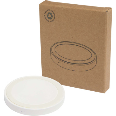 Logotrade corporate gift picture of: Freal 15W recycled plastic wireless charging pad