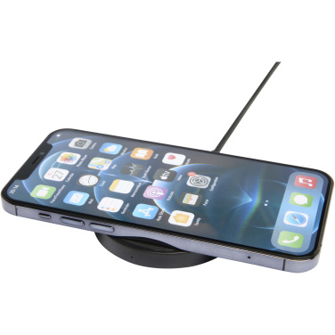 Logo trade promotional gifts image of: Freal 15W recycled plastic wireless charging pad