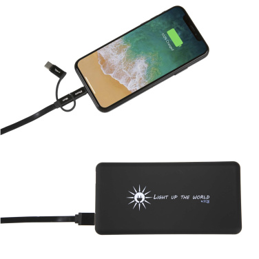 Logotrade promotional item picture of: SCX.design P30 8000 mAh light-up solar power bank