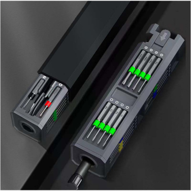 Logotrade promotional product image of: SCX.design T20 30-piece screwdriver and repair set in aluminium case