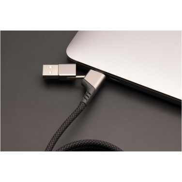 Logo trade advertising products image of: SCX.design C52 100W 4-in-1 rPET magnetic ultra fast charging cable 