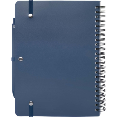 Logotrade advertising product picture of: Thalaasa A5 ocean-bound hard cover notebook with ballpoint pen (black ink)