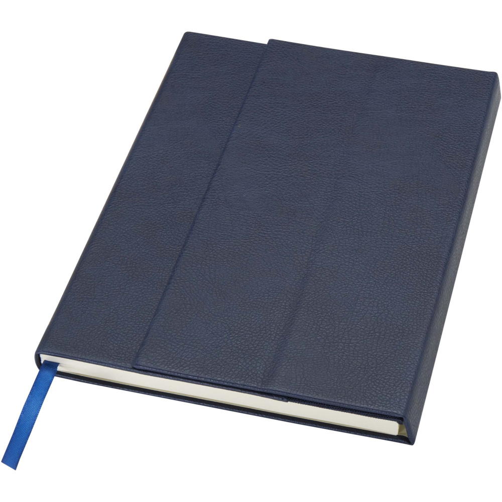 Logo trade corporate gifts picture of: Alejandra A5 recycled plastic hard cover notebook