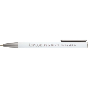 Logo trade corporate gifts picture of: Ziggur aluminium ballpoint pen (blue ink)