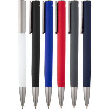 Logotrade promotional giveaways photo of: Ziggur aluminium ballpoint pen (blue ink)