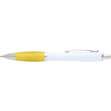 Logotrade business gift image of: Nash recycled plastic ballpoint pen (blue ink)